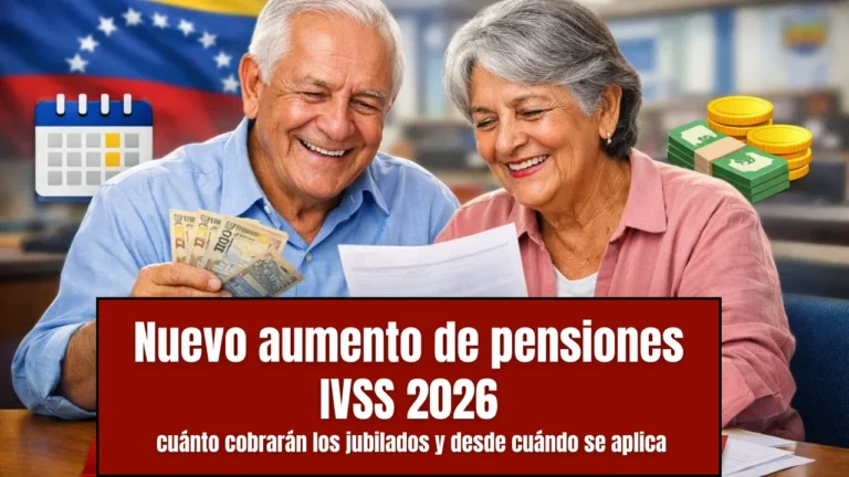 Aumento de pensiones IVSS 2026
