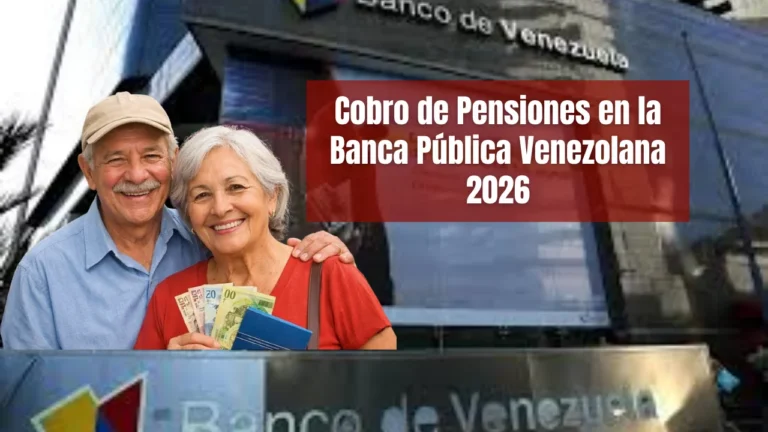 Cobro de Pensiones en la Banca Pública Venezolana 2026