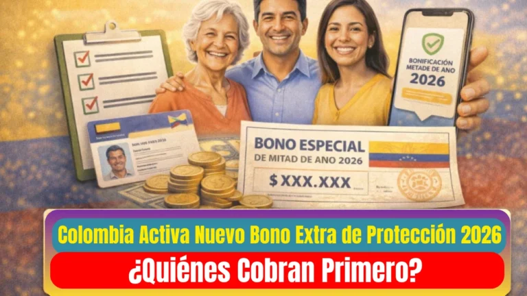 Colombia Activa Nuevo Bono Extra de Protección 2026