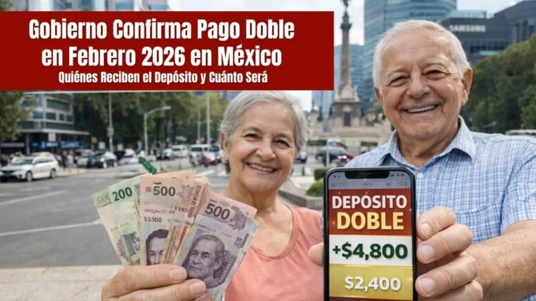 Pago doble en febrero 2026 en México