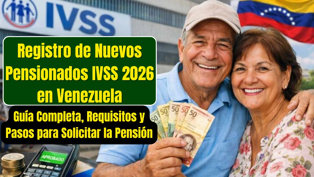 Registro de Nuevos Pensionados IVSS 2026 en Venezuela