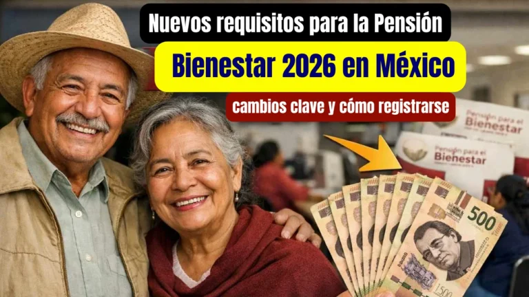 Requisitos para la Pensión Bienestar 2026