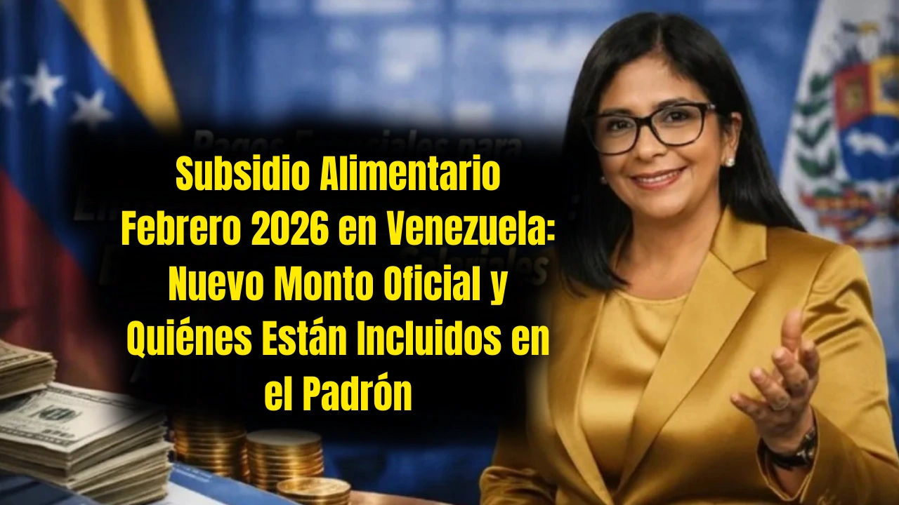 Subsidio Alimentario Febrero 2026 en Venezuela