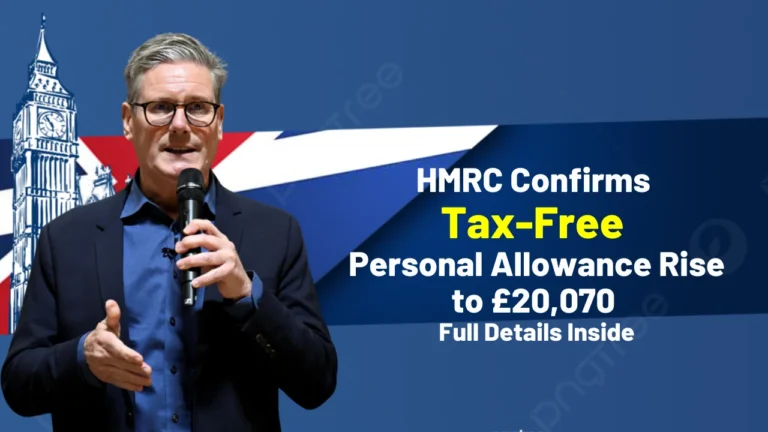 Tax-Free Personal Allowance Rise to £20,070