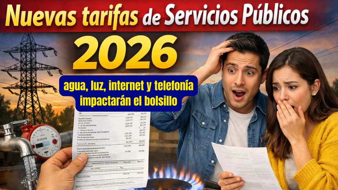 agua, luz, internet y telefonía impactarán el bolsillo